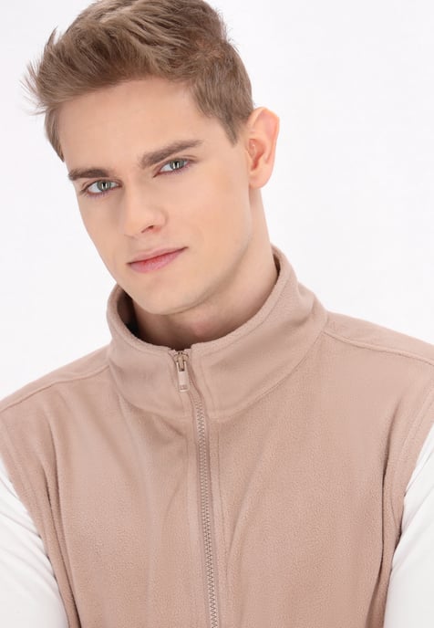 Mo Waistcoat Heren beige - Image 5