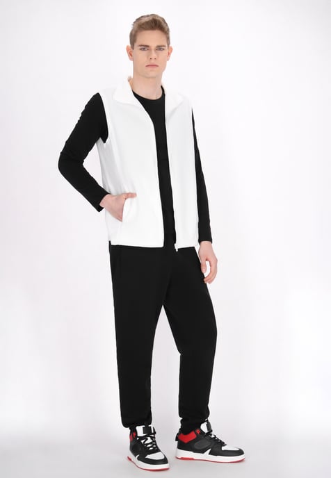Mo Waistcoat Heren Witte optiek - Image 2