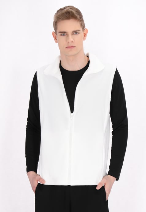 Mo Waistcoat Heren Witte optiek - Image 3