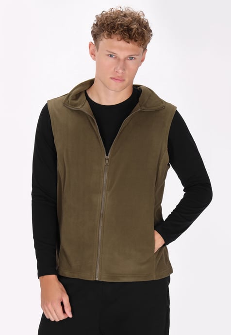 Mo Waistcoat Heren kaki - Image 3