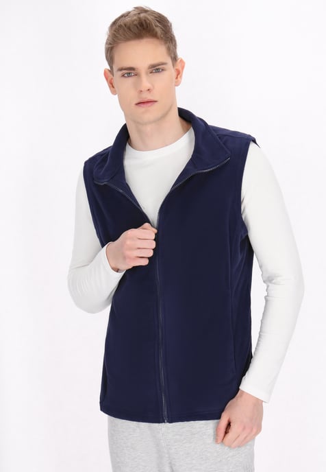 Mo Waistcoat Heren marine - Image 3