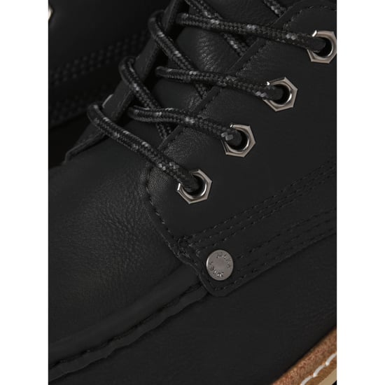 Jack And Jones Heren Archway Moc Toe Enkellaarsjes (Antraciet) - Image 5