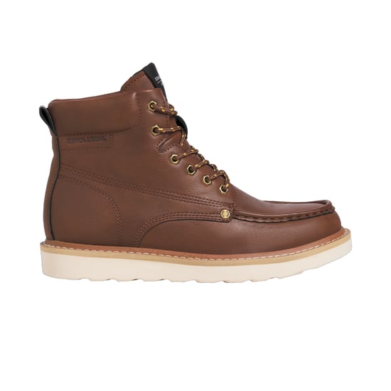 Jack And Jones Heren Archway Moc Toe Enkellaarsjes (Cognac) - Image 1
