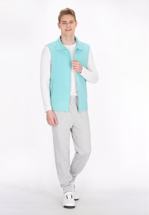 Mo Waistcoat Heren turkoois - Image 2