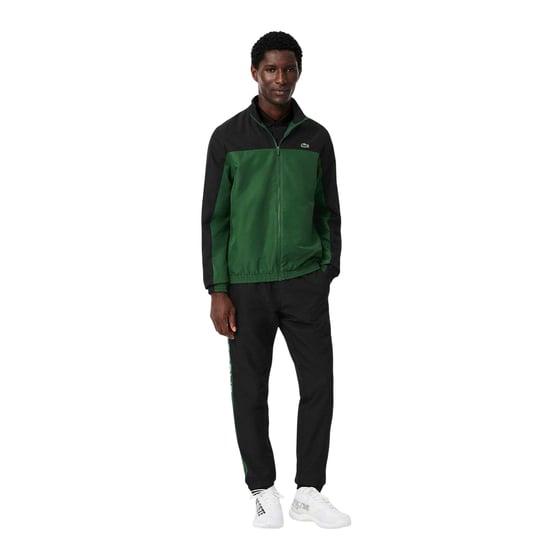 Lacoste Heren Bedrukt Tennis Trainingspak Set (Groen) - Image 6