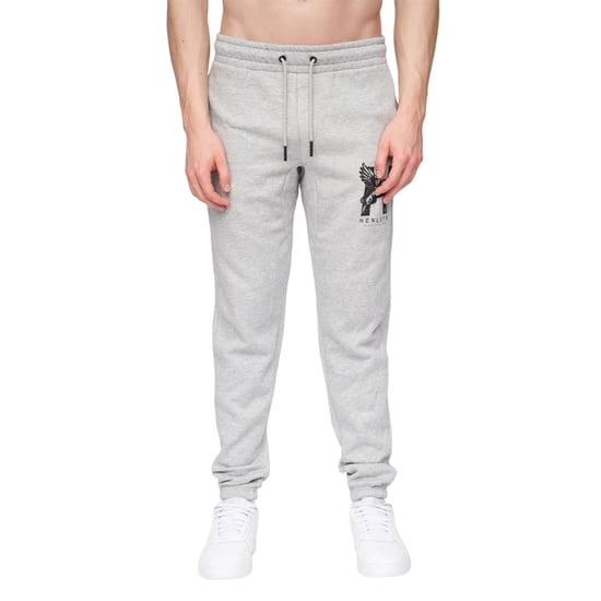 Henleys Heren Curveball Joggingbroek (Grijze Mergel) - Image 1