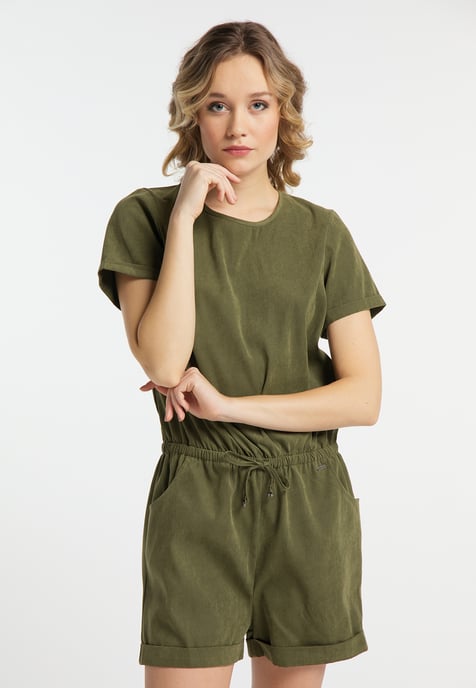 Dreimaster Jumper Dames lichte olijf - Image 3