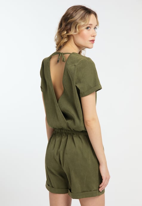 Dreimaster Jumper Dames lichte olijf - Image 4