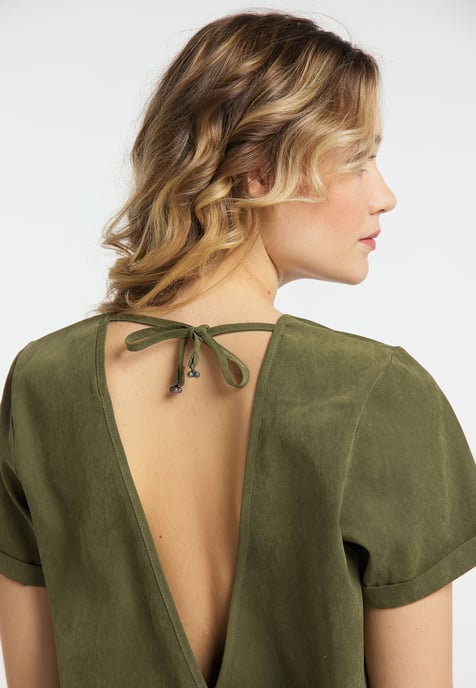 Dreimaster Jumper Dames lichte olijf - Image 5
