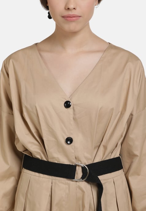 Mymo Jumper Dames kaki - Image 5