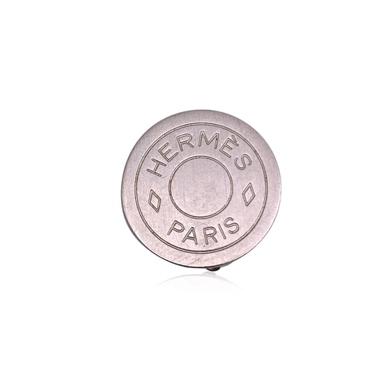 Hermes metalen oorbellen Clou de Selle - Image 2