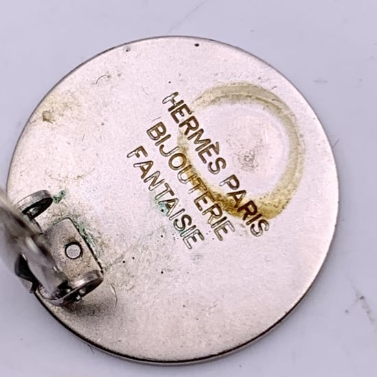 Hermes metalen oorbellen Clou de Selle - Image 5