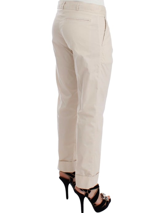 Plisségemepte Broek Beige - Image 4