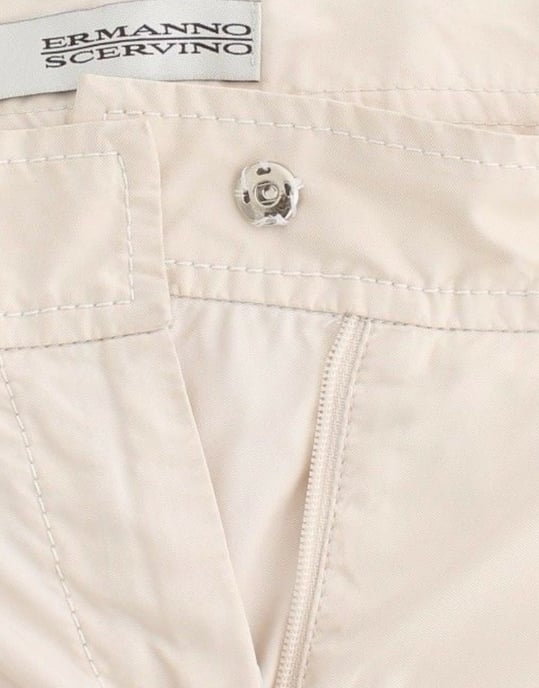 Plisségemepte Broek Beige - Image 5