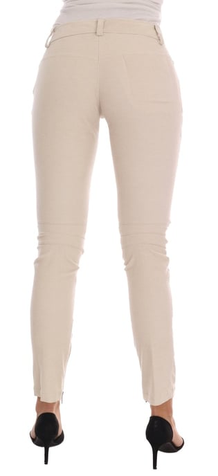 Katoenen Broek Met Rits in Bikerstijl - Image 3