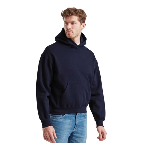 Fruit of the Loom Heren Supercotton Hoodie (Diep Navy) - Image 1