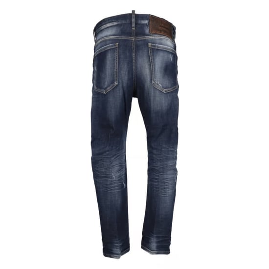Dsquared2 Donker Marineblauw Desert Wash Bro Jeans - Image 2