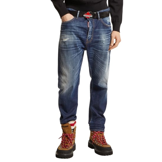 Dsquared2 Donker Marineblauw Desert Wash Bro Jeans - Image 3