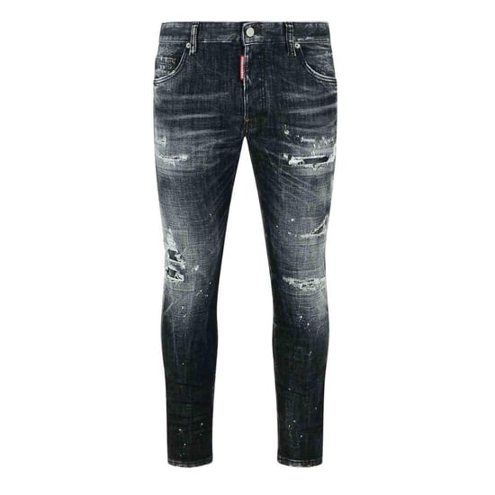 Dsquared2 Zwarte Skaterjeans Met Rocky Mountains-wassing - Image 1