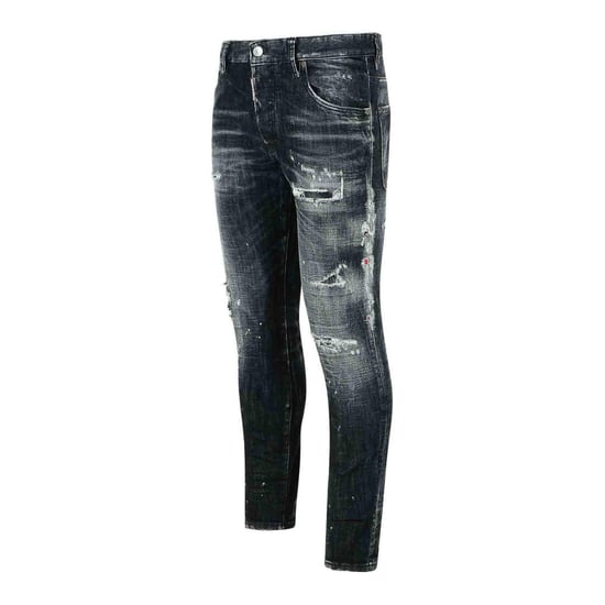 Dsquared2 Zwarte Skaterjeans Met Rocky Mountains-wassing - Image 3