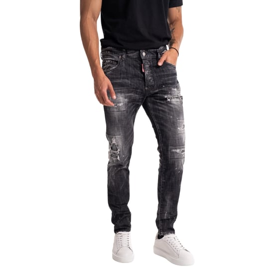 Dsquared2 Zwarte Skaterjeans Met Rocky Mountains-wassing - Image 5