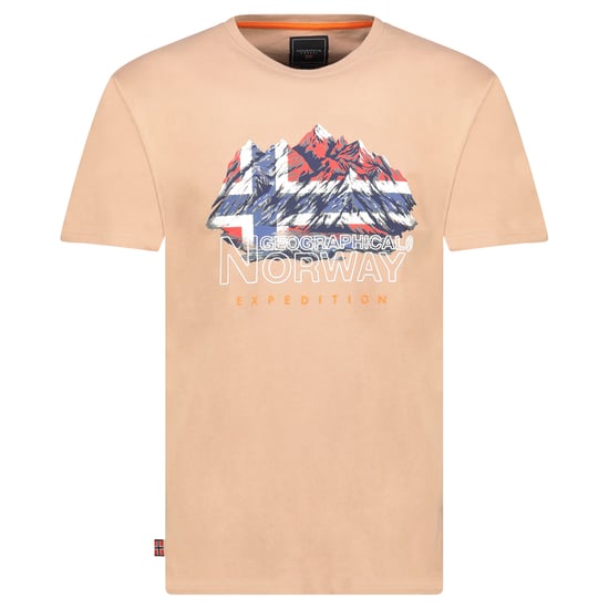 Geographical Norway Tee SS Jummit Shirt Beige - Image 1
