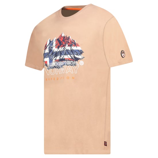 Geographical Norway Tee SS Jummit Shirt Beige - Image 2