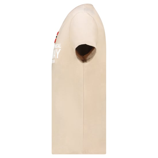 Geographical Norway Tee SS Jacky Shirt Beige - Image 3