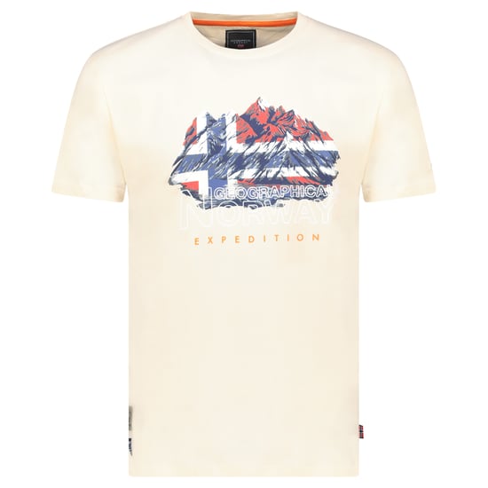 Geographical Norway Tee SS Jummit Shirt Beige - Image 1