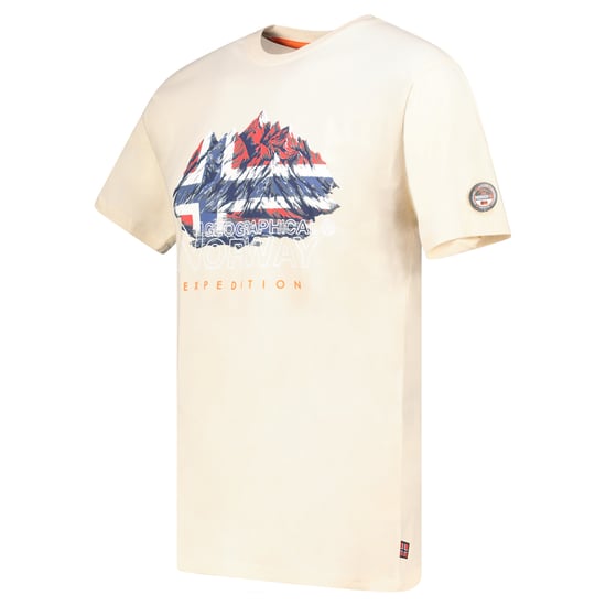 Geographical Norway Tee SS Jummit Shirt Beige - Image 2