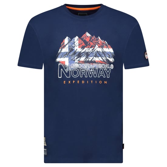 Geographical Norway Tee SS Jummit Shirt Blauw - Image 1