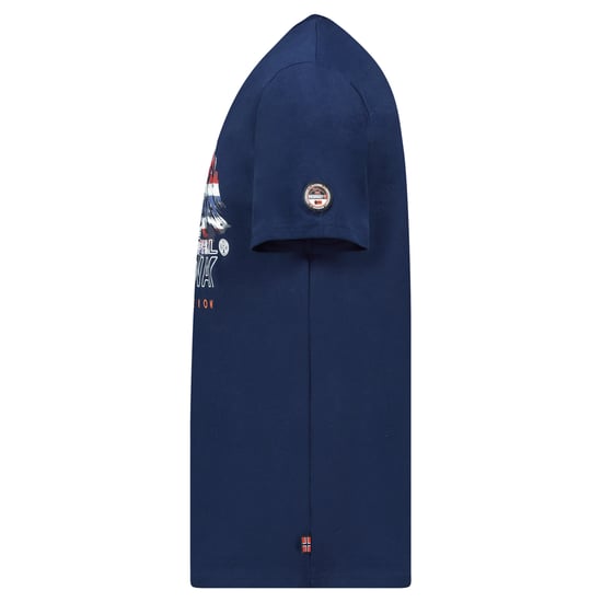 Geographical Norway Tee SS Jummit Shirt Blauw - Image 3