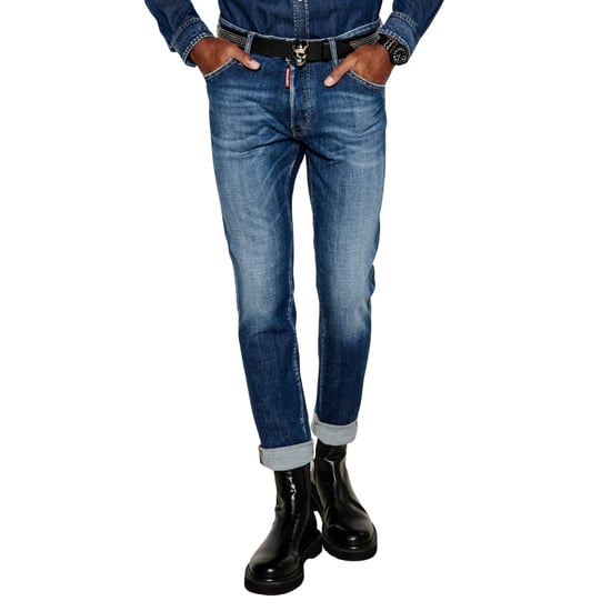 Heren DSquared2 Cool Guy Regular-Fit Jeans in Blauw - Image 5