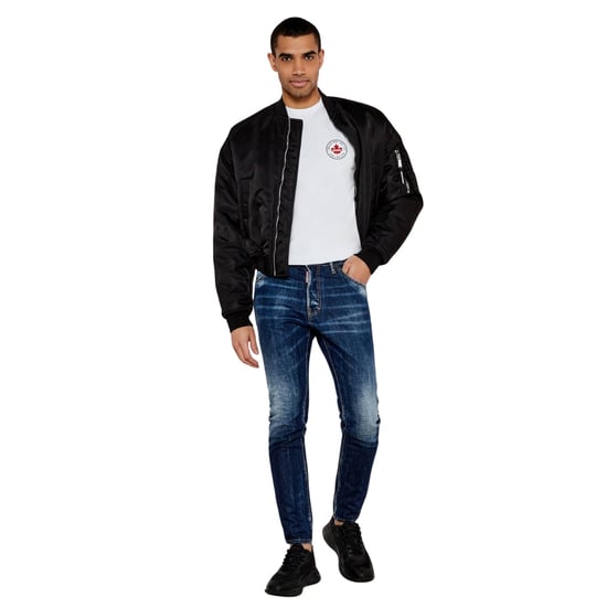 Dsquared2 T-shirt Met Klein Esdoornlogo In Wit - Image 6