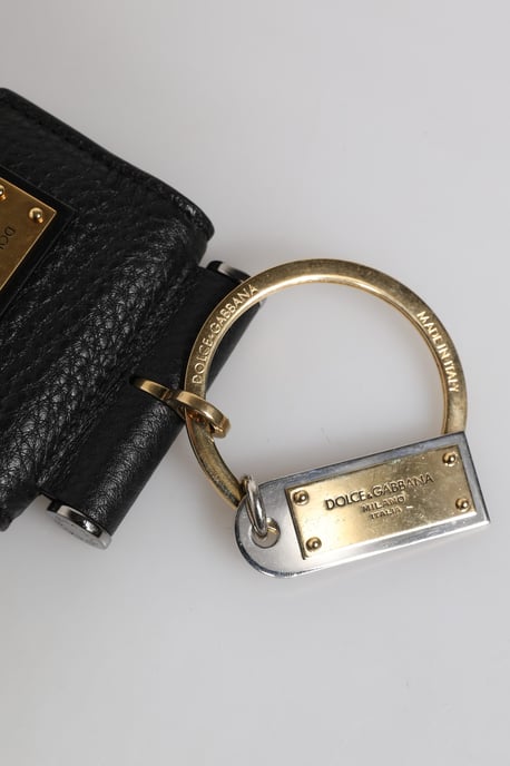 Leren Sleutelhanger Met Metalen Ring - Image 4