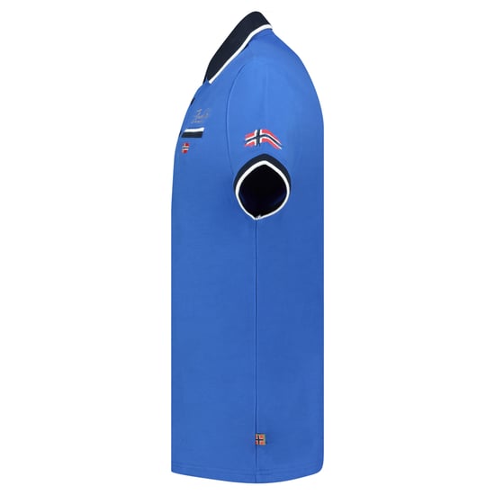 Geographical Norway Polo SS Kara Polo Blauw - Image 3