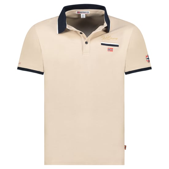 Geographical Norway Polo SS Kara Polo Beige - Image 1