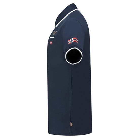 Geographical Norway Polo SS Kara Polo Blauw - Image 3