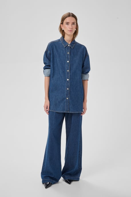 Denim blouse HilmaMW Denim blouse Oversize fit - Image 4