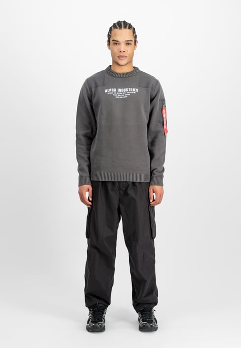 Military Knit Sweatshirt - Image 2
