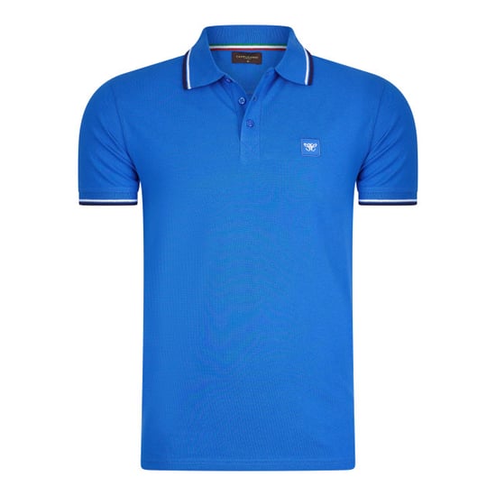 Cappuccino Italia Polo SS Polo Applique Pique Blauw - Image 1