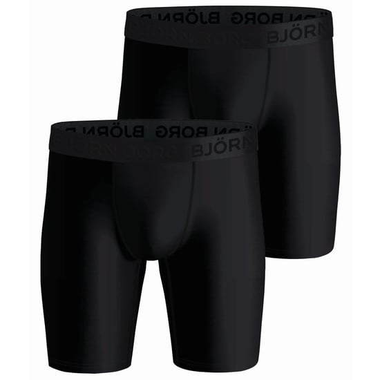 Björn Borg Onderbroeken 2-Pack Performance Boxers Long Leg Zwart - Image 1