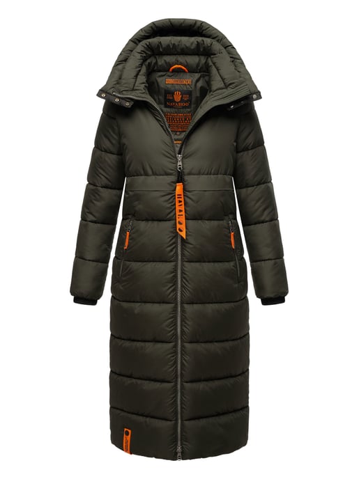 Navahoo dames gewatteerde wintermantel Kristallblume – Warm & Trendy - Image 1
