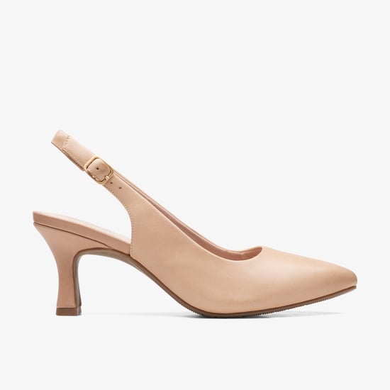 Kataleyna Stap Warme Beige Leren Schoenen - Image 1
