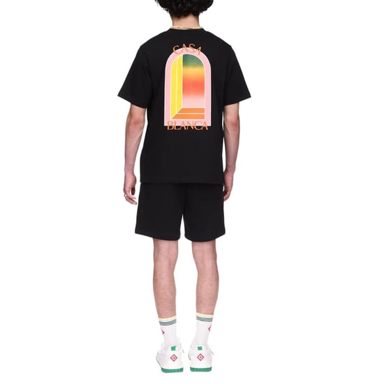 Casablanca Gradient Arch Design Zwart T-shirt - Image 4