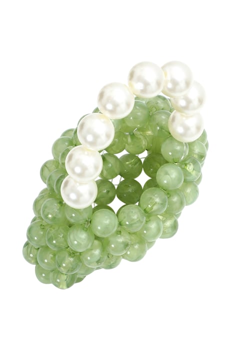 Mymo Handtas Dames Groen Wit - Image 2
