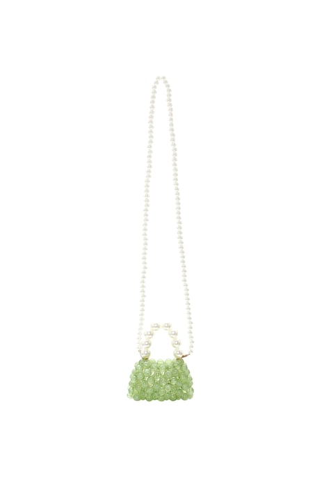 Mymo Handtas Dames Groen Wit - Image 3