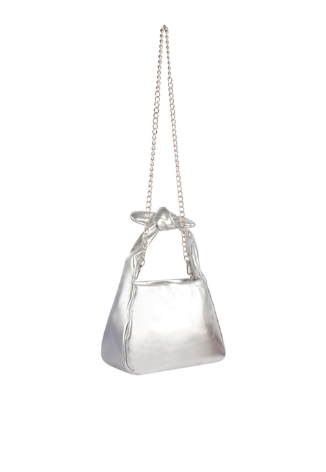 Mymo Metalen tas Dames zilver - Image 2