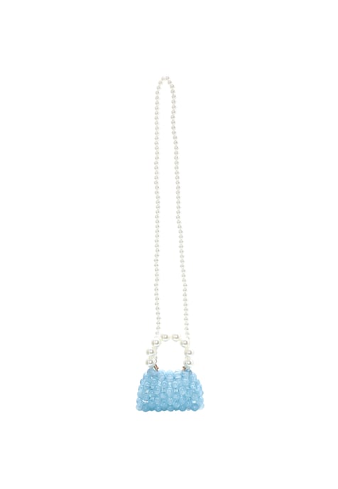 Mymo Handtas Dames blauw wit - Image 3