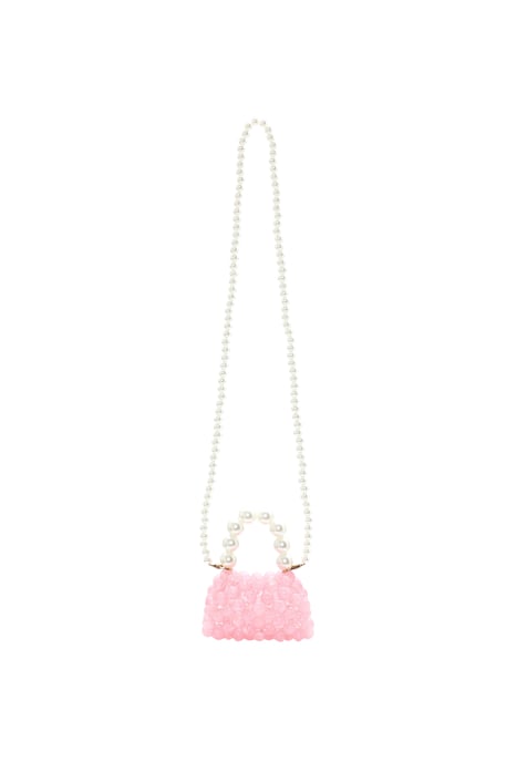 Mymo Handtas Dames roze wit - Image 3